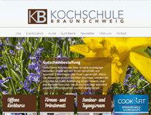 Tablet Screenshot of kochschule-braunschweig.com